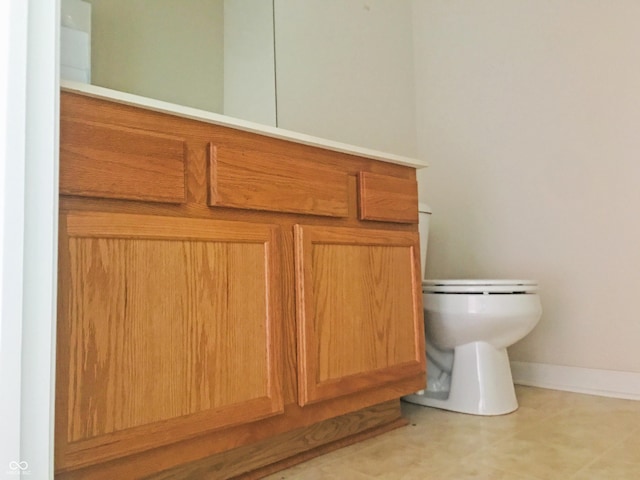 855 Gazebo Way Unit C, Greenwood, IN 46142 - bathroom featuring vanity and tile patterned floors
