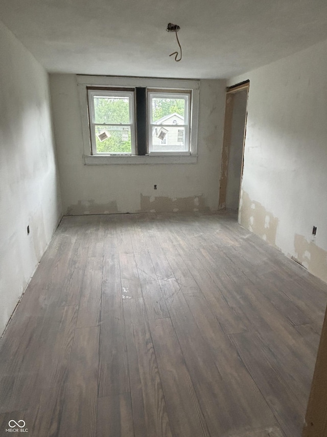 3526 Evergreen Ave, Indianapolis, IN 46205 - spare room featuring hardwood / wood-style floors