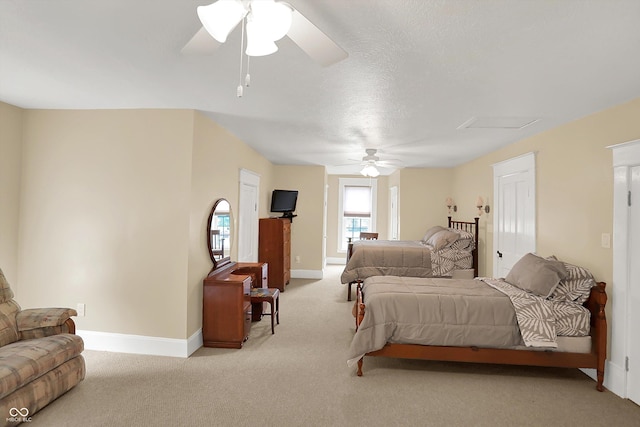 203 N Cross St, Hillsboro, IN 47949 - bedroom featuring carpet floors and ceiling fan