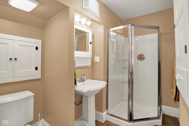 203 N Cross St, Hillsboro, IN 47949 - bathroom with a stall shower