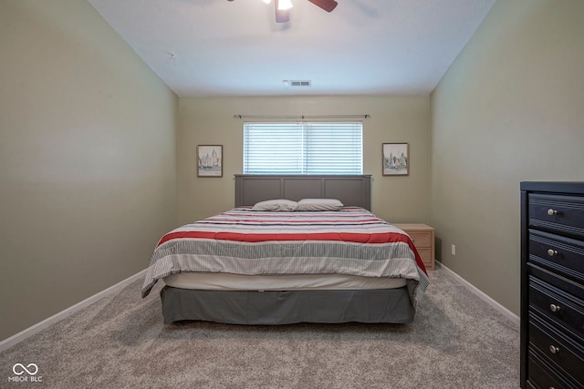 7724 Blackthorn Dr, Indianapolis, IN 46236 - bedroom featuring carpet, baseboards, and a ceiling fan