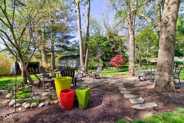3533 Alexandria Pike, Anderson, IN 46012 - view of yard featuring a patio area