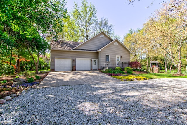3533 Alexandria Pike, Anderson, IN 46012 - view of front facade featuring concrete driveway and an attached garage