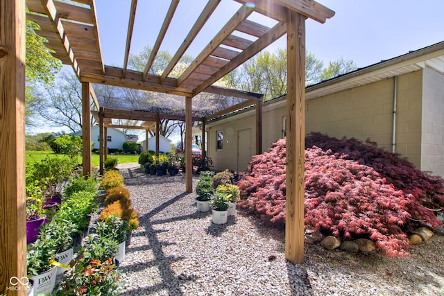 3533 Alexandria Pike, Anderson, IN 46012 - view of patio / terrace featuring a pergola