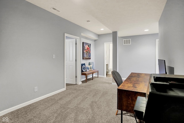 1071 Serenity Ct, Carmel, IN 46280 - office space featuring carpet flooring, baseboards, and recessed lighting