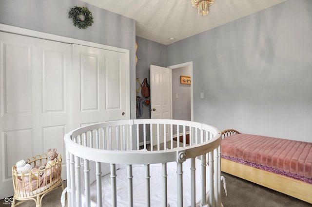 1071 Serenity Ct, Carmel, IN 46280 - carpeted bedroom featuring a closet