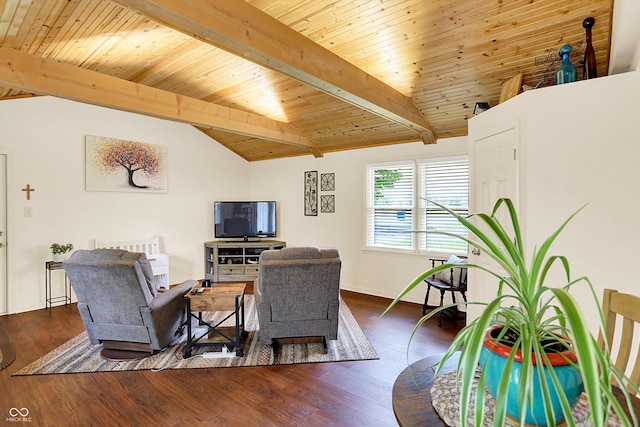 4125 S Post Rd, Indianapolis, IN 46239 - living room with wood finished floors, wood ceiling, and baseboards
