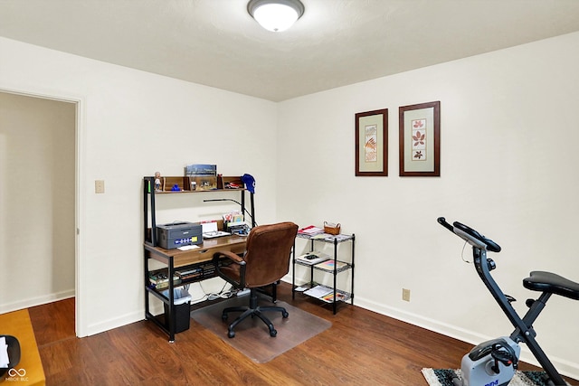 4125 S Post Rd, Indianapolis, IN 46239 - office with wood finished floors and baseboards