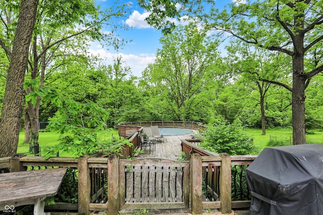 8301 E County Road 801 S, Plainfield, IN 46168 - deck with grilling area