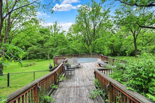 8301 E County Road 801 S, Plainfield, IN 46168 - view of wooden terrace