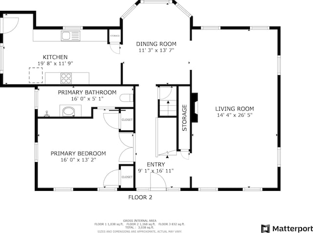 8301 E County Road 801 S, Plainfield, IN 46168 - floor plan / room layout