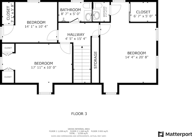 8301 E County Road 801 S, Plainfield, IN 46168 - home floor plan
