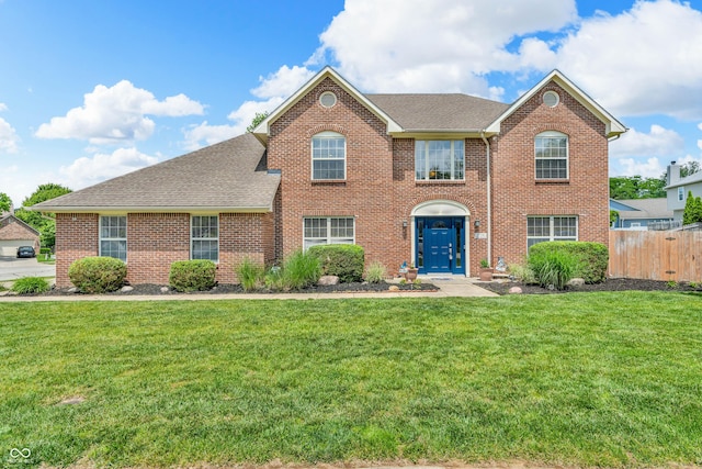 9754 Bradford Knoll Dr, Fishers, IN 46037 - view of front of property featuring roof with shingles and brick siding