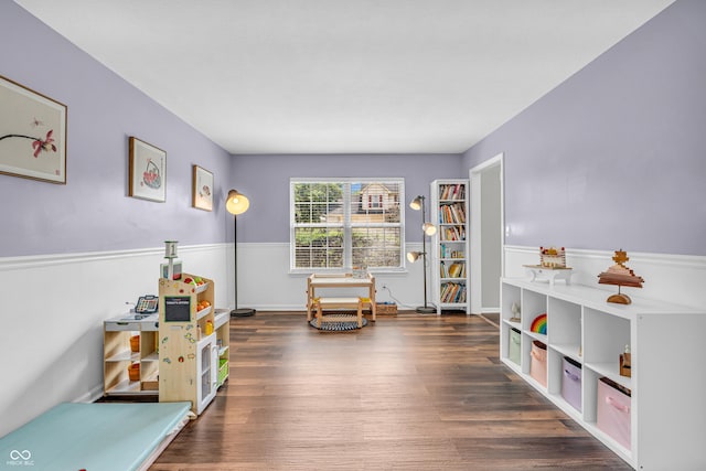 9754 Bradford Knoll Dr, Fishers, IN 46037 - game room with wood finished floors