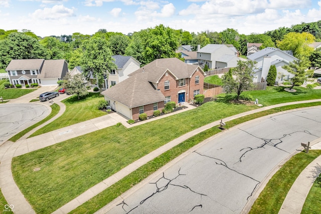 9754 Bradford Knoll Dr, Fishers, IN 46037 - aerial perspective of suburban area