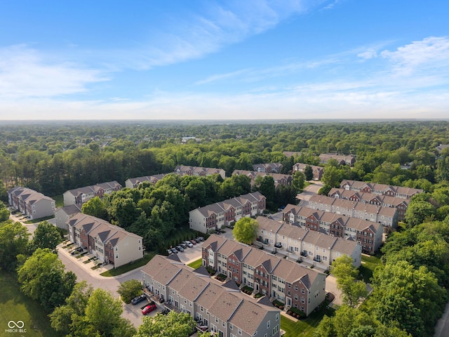 9090 Demarest Dr, Fishers, IN 46038 - drone / aerial view of a heavily wooded area
