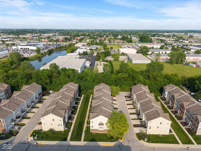 9090 Demarest Dr, Fishers, IN 46038 - aerial perspective of suburban area with a nearby body of water