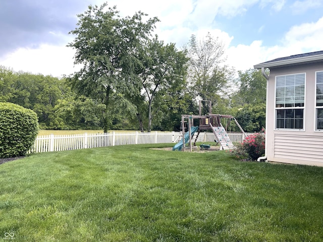 5010 Cabrillo Dr, Plainfield, IN 46168 - view of yard featuring a playground