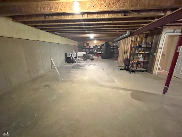 5010 Cabrillo Dr, Plainfield, IN 46168 - view of unfinished below grade area