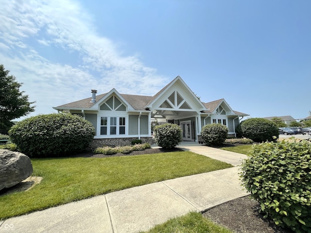 5010 Cabrillo Dr, Plainfield, IN 46168 - craftsman-style house with a front yard