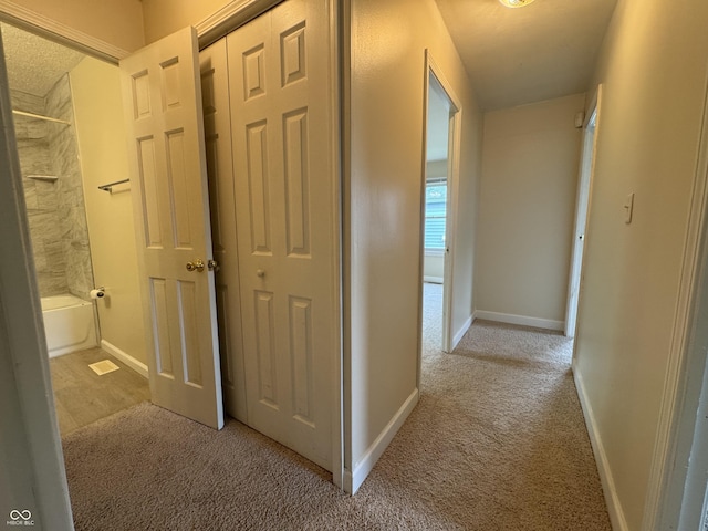 7929 Roy Rd, Indianapolis, IN 46219 - hall featuring carpet flooring and baseboards