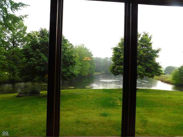 681 S County Road 150 W, Greensburg, IN 47240 - view of grassy yard featuring a water view