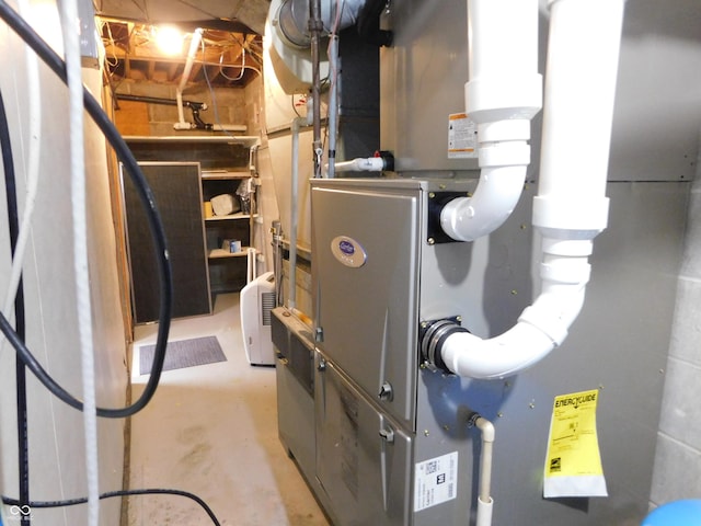 681 S County Road 150 W, Greensburg, IN 47240 - utility room with heating unit