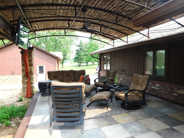 681 S County Road 150 W, Greensburg, IN 47240 - view of patio with an outdoor hangout area