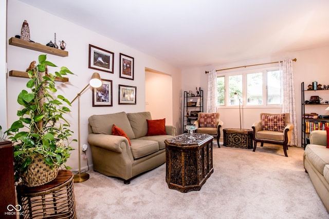 3935 Offshore Dr, Columbus, IN 47203 - living area featuring light colored carpet