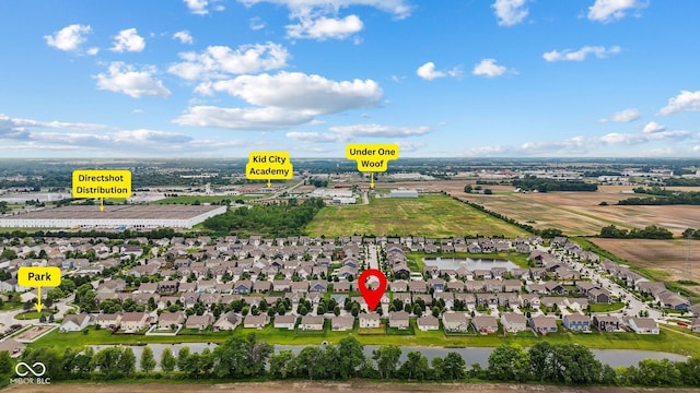 2509 Cedarmill Dr, Franklin, IN 46131 - aerial perspective of suburban area