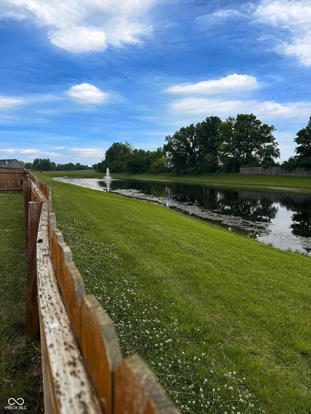 2509 Cedarmill Dr, Franklin, IN 46131 - view of yard featuring a water view