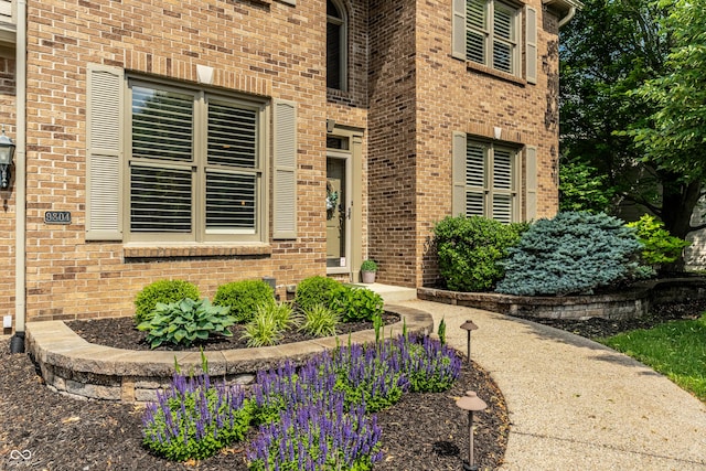9804 Wentworth Ct, Carmel, IN 46032 - entrance to property featuring brick siding