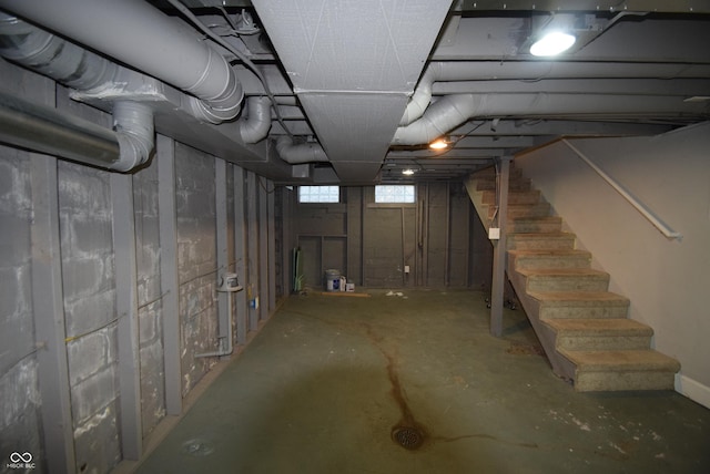 4231 Carrollton Ave, Indianapolis, IN 46205 - basement featuring stairs