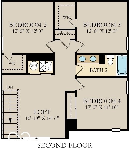 15387 Alperton Rd, Fishers, IN 46037 - floor plan / room layout