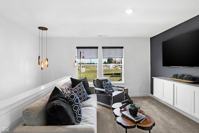 15387 Alperton Rd, Fishers, IN 46037 - living area featuring light colored carpet