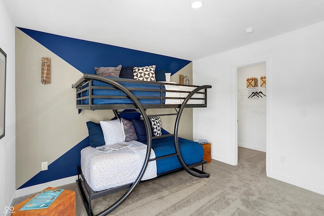 15387 Alperton Rd, Fishers, IN 46037 - carpeted bedroom featuring baseboards and a spacious closet