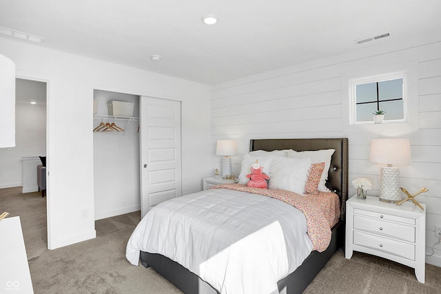 15387 Alperton Rd, Fishers, IN 46037 - bedroom with carpet floors, a closet, and baseboards