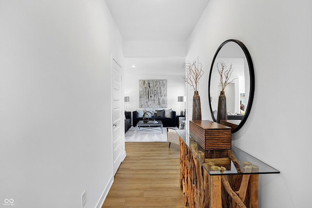 15387 Alperton Rd, Fishers, IN 46037 - hallway with light wood-style flooring