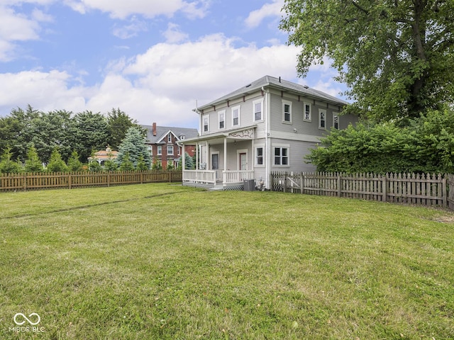 914 English Ave, Indianapolis, IN 46203 - back of property with central AC unit