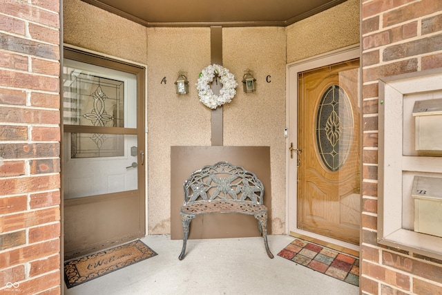2267 Rome Dr Unit A, Indianapolis, IN 46228 - entrance to property featuring stucco siding
