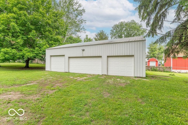 4526 Iowa St, Clayton, IN 46118 - view of detached garage