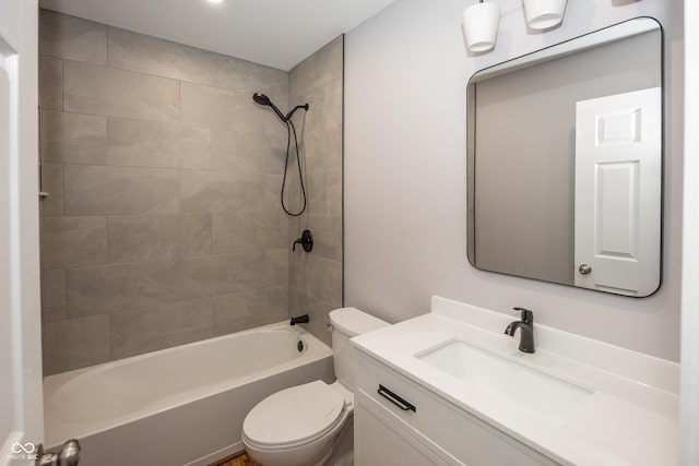4933 W 13th St W, Speedway, IN 46224 - full bath with toilet, vanity, and shower / washtub combination