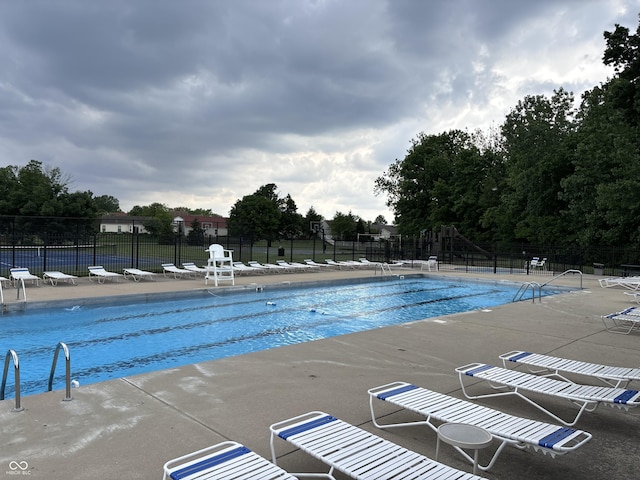 1287 Highland Lake Way, Brownsburg, IN 46112 - community pool featuring a patio