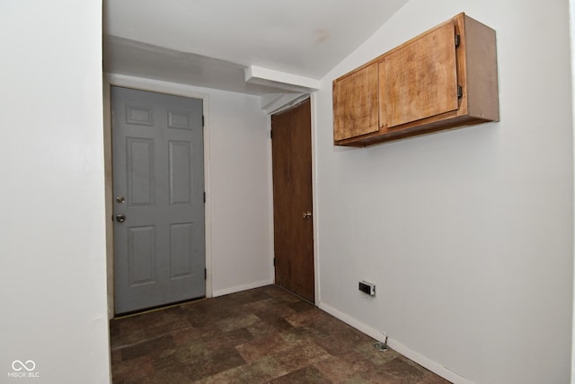 2622 Ethel Ave, Indianapolis, IN 46208 - empty room with baseboards and stone finish floors