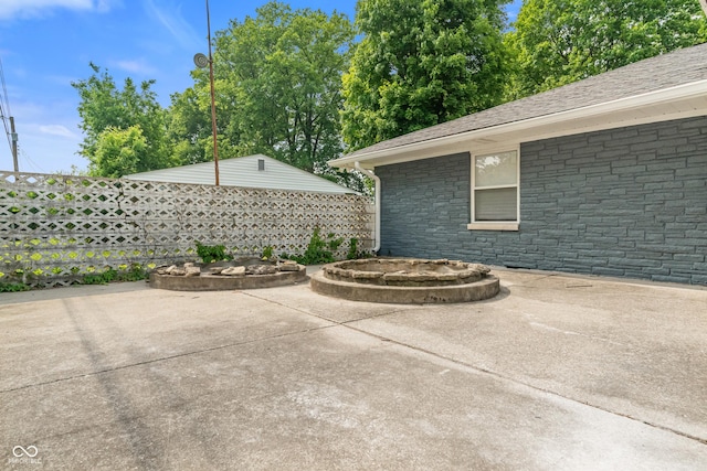 3735 Marrison Pl, Indianapolis, IN 46205 - view of patio