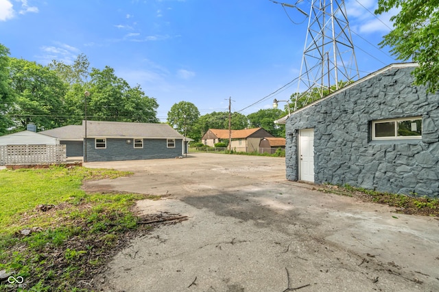 3735 Marrison Pl, Indianapolis, IN 46205 - view of home's exterior with stone siding