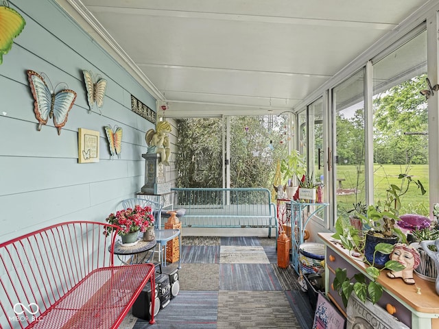 4305 Clinton St, Lawrence, IN 46226 - view of sunroom / solarium
