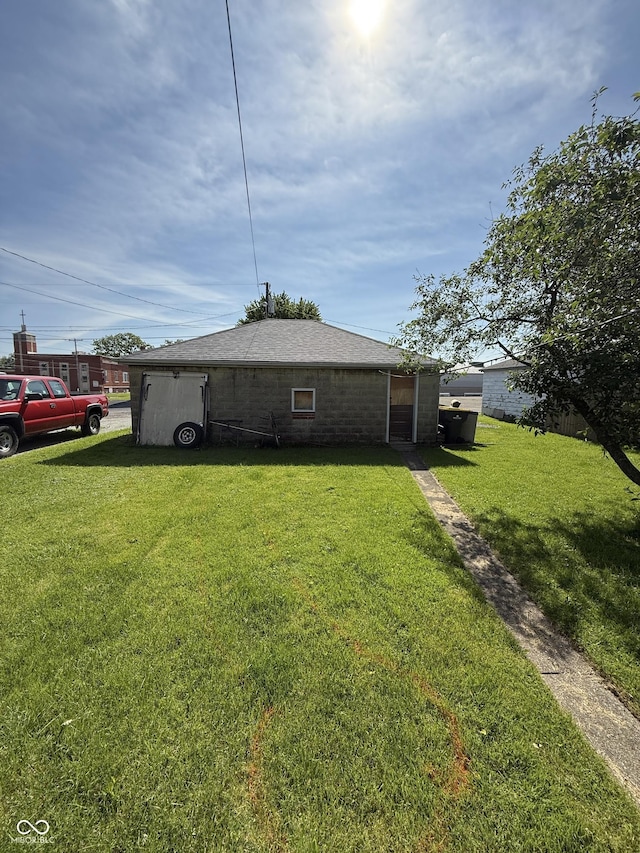 2310 Noble St, Anderson, IN 46016 - exterior space with a lawn