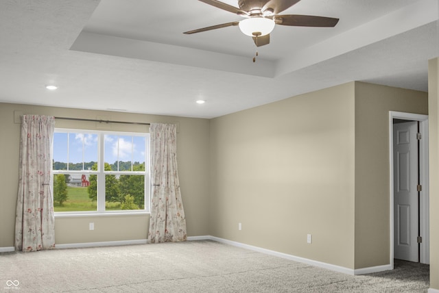 9018 E Gayle Dr, Morgantown, IN 46160 - carpeted empty room featuring ceiling fan and recessed lighting
