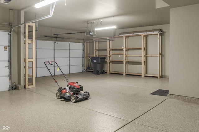 9018 E Gayle Dr, Morgantown, IN 46160 - garage featuring a garage door opener